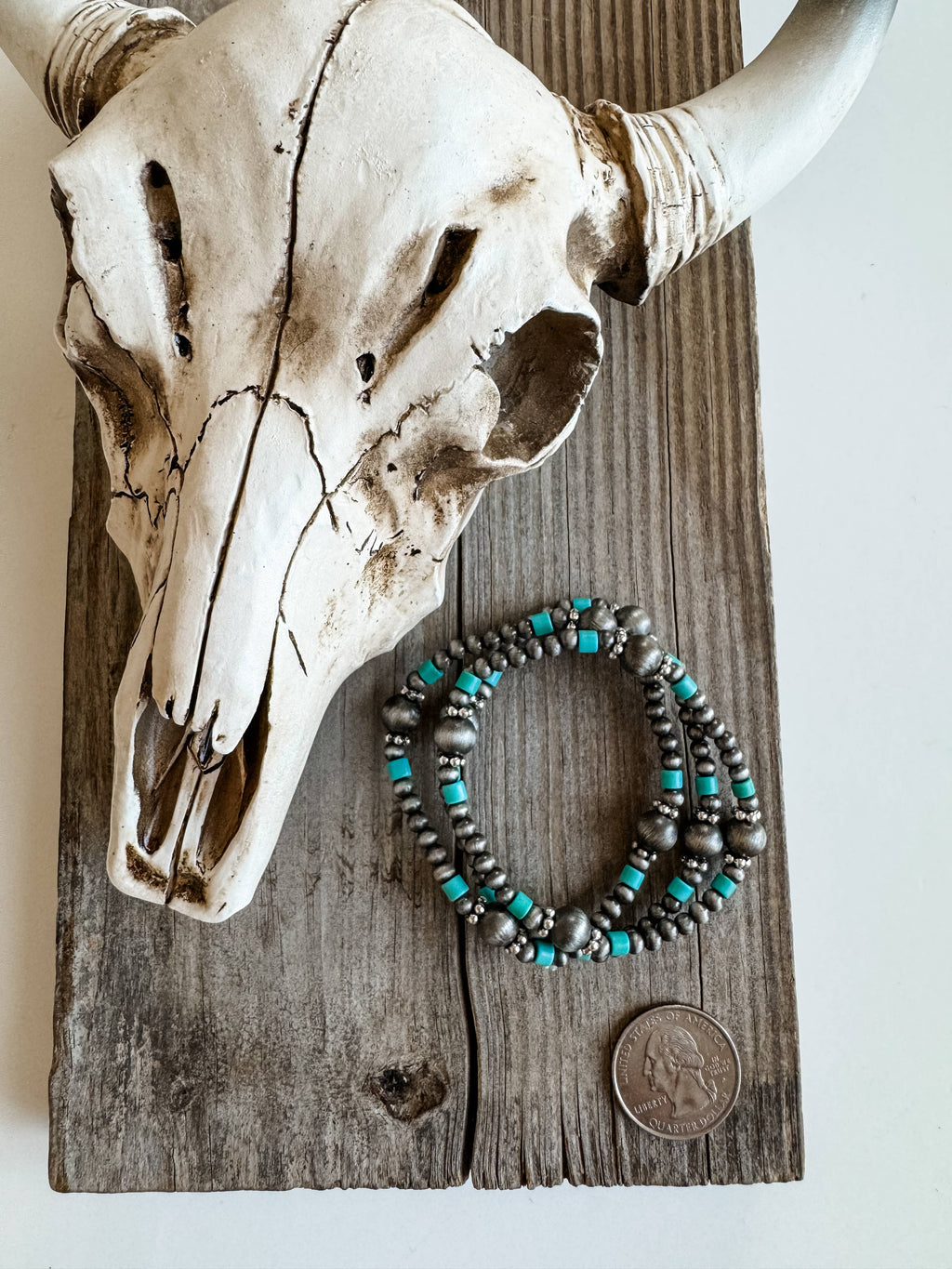 Navajo Bead Inspired Stretch Bracelets