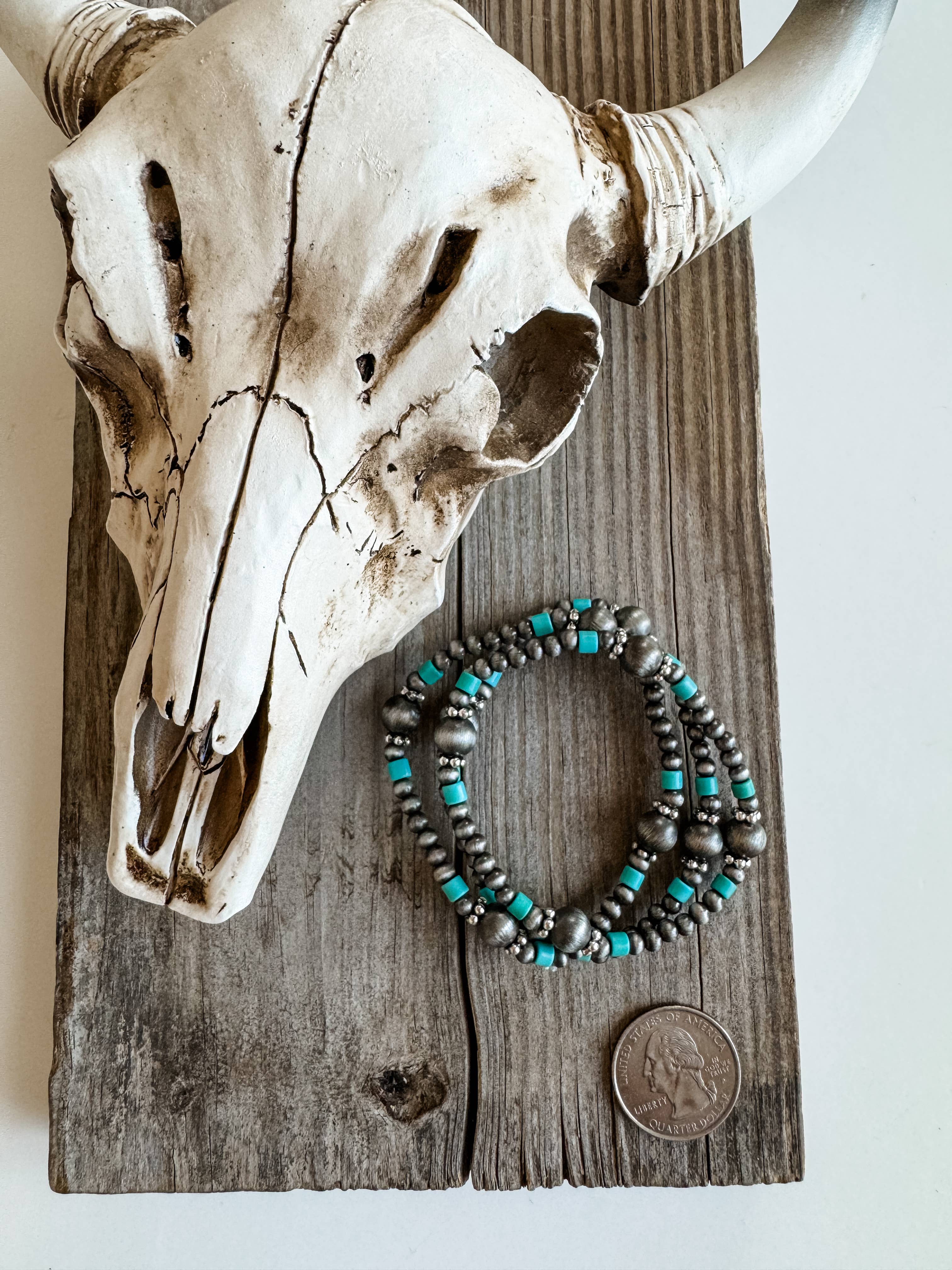 Navajo Bead Inspired Stretch Bracelets
