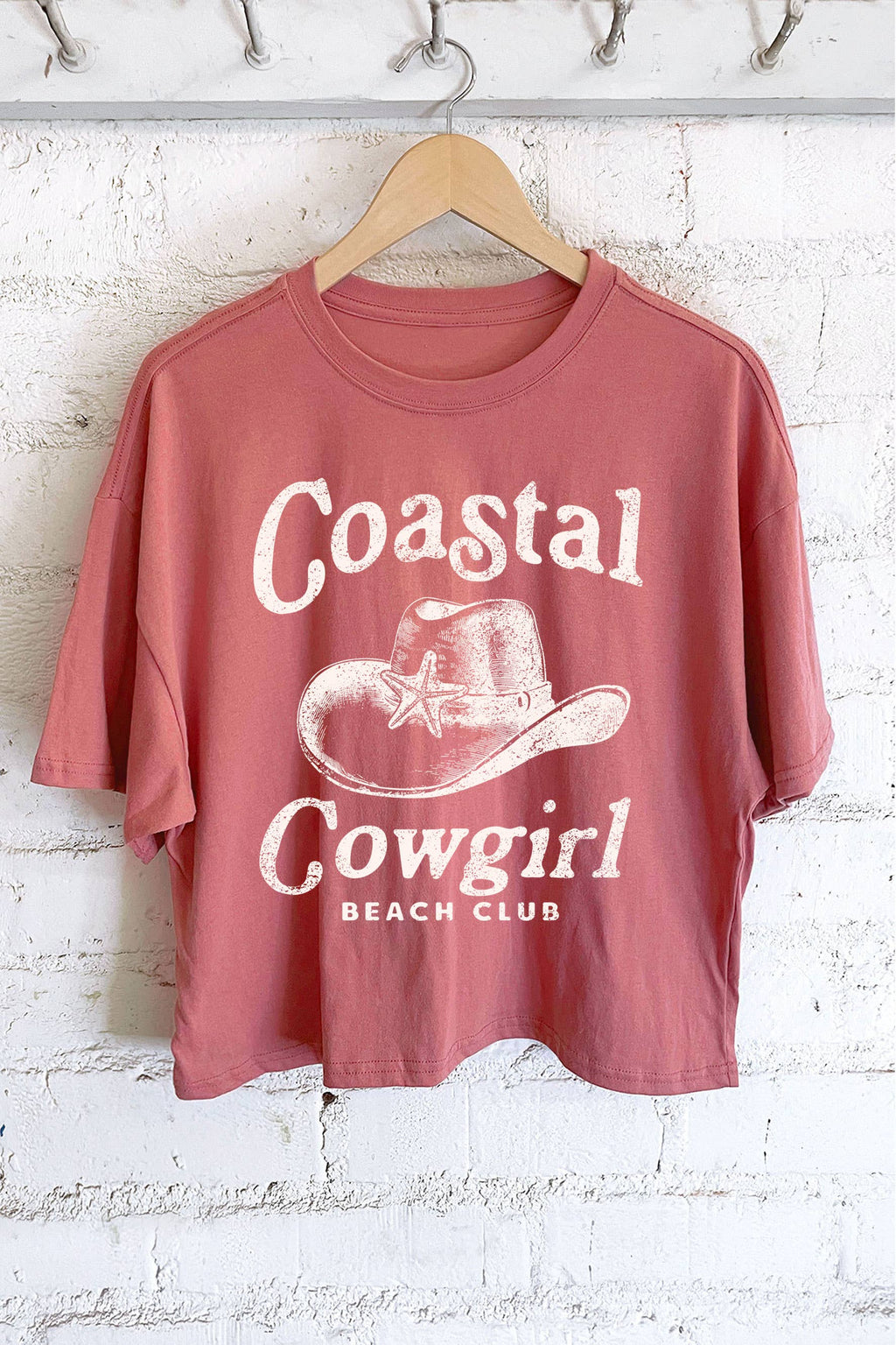 Coastal Cowgirl Graphic Long Crop Top