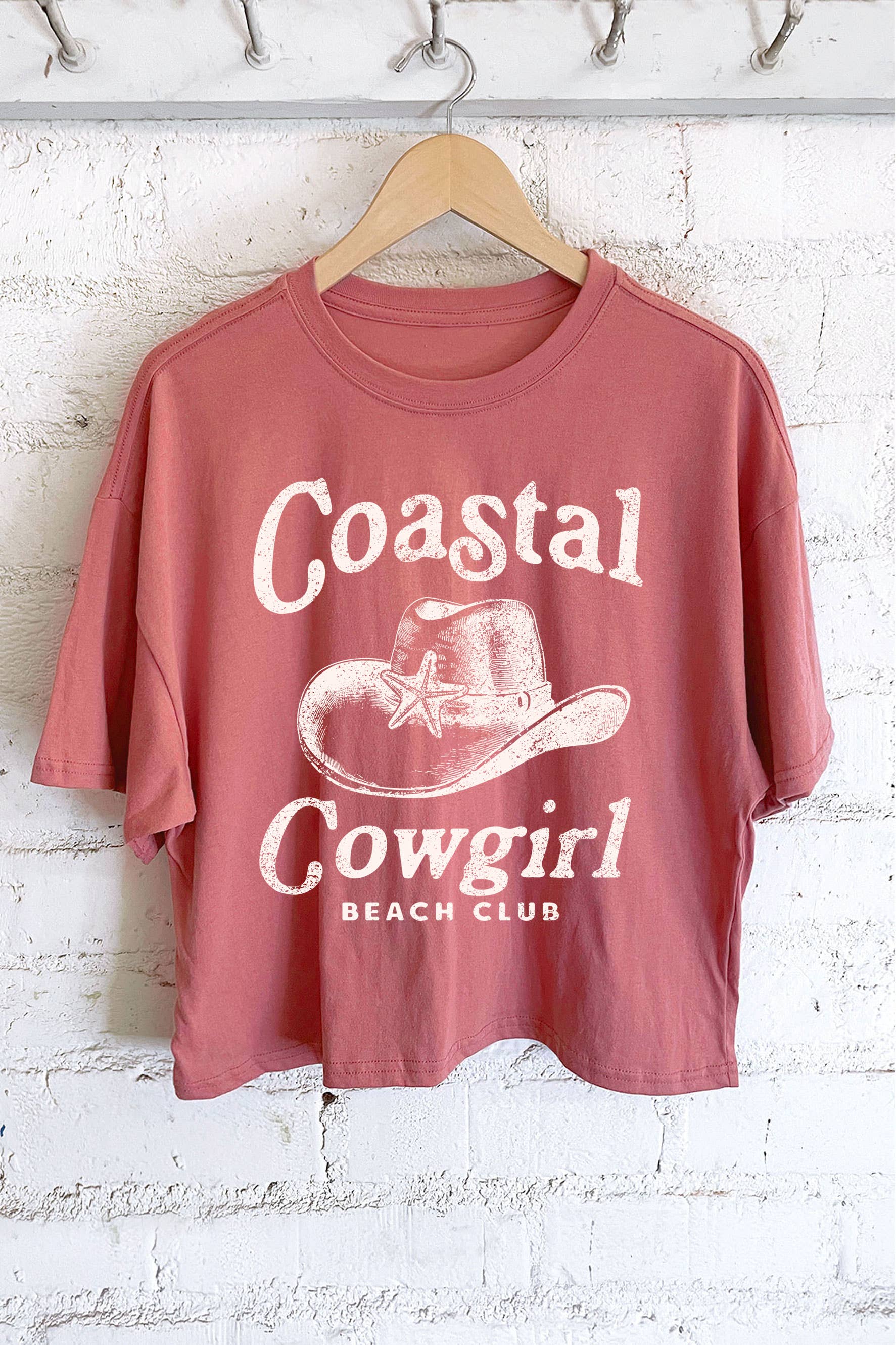Coastal Cowgirl Graphic Long Crop Top