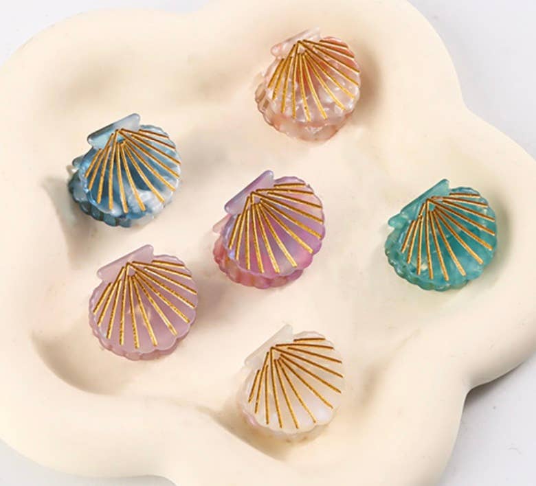 Assorted Mini Clamshell Hair Claws (daoka