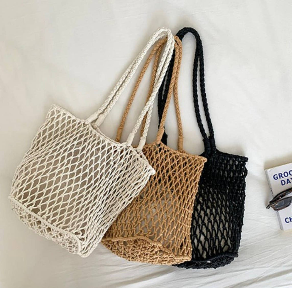 Cotton Woven Styled Shoulder Bag And Canvas Bag (tabo