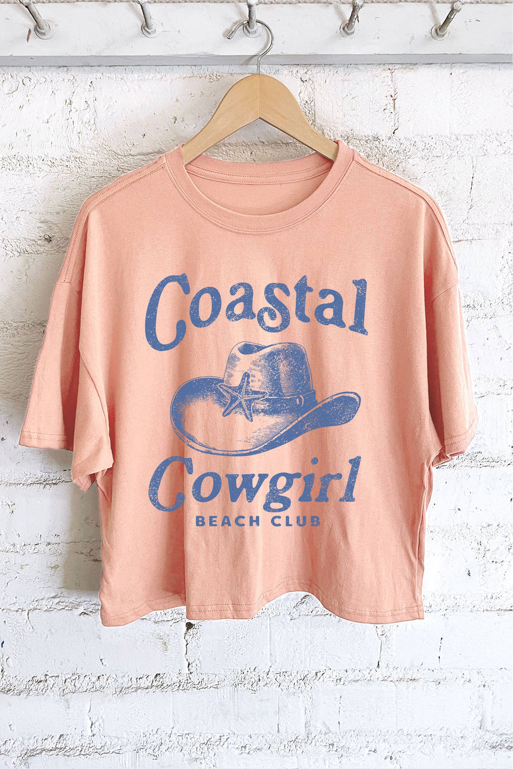 Coastal Cowgirl Graphic Long Crop Top