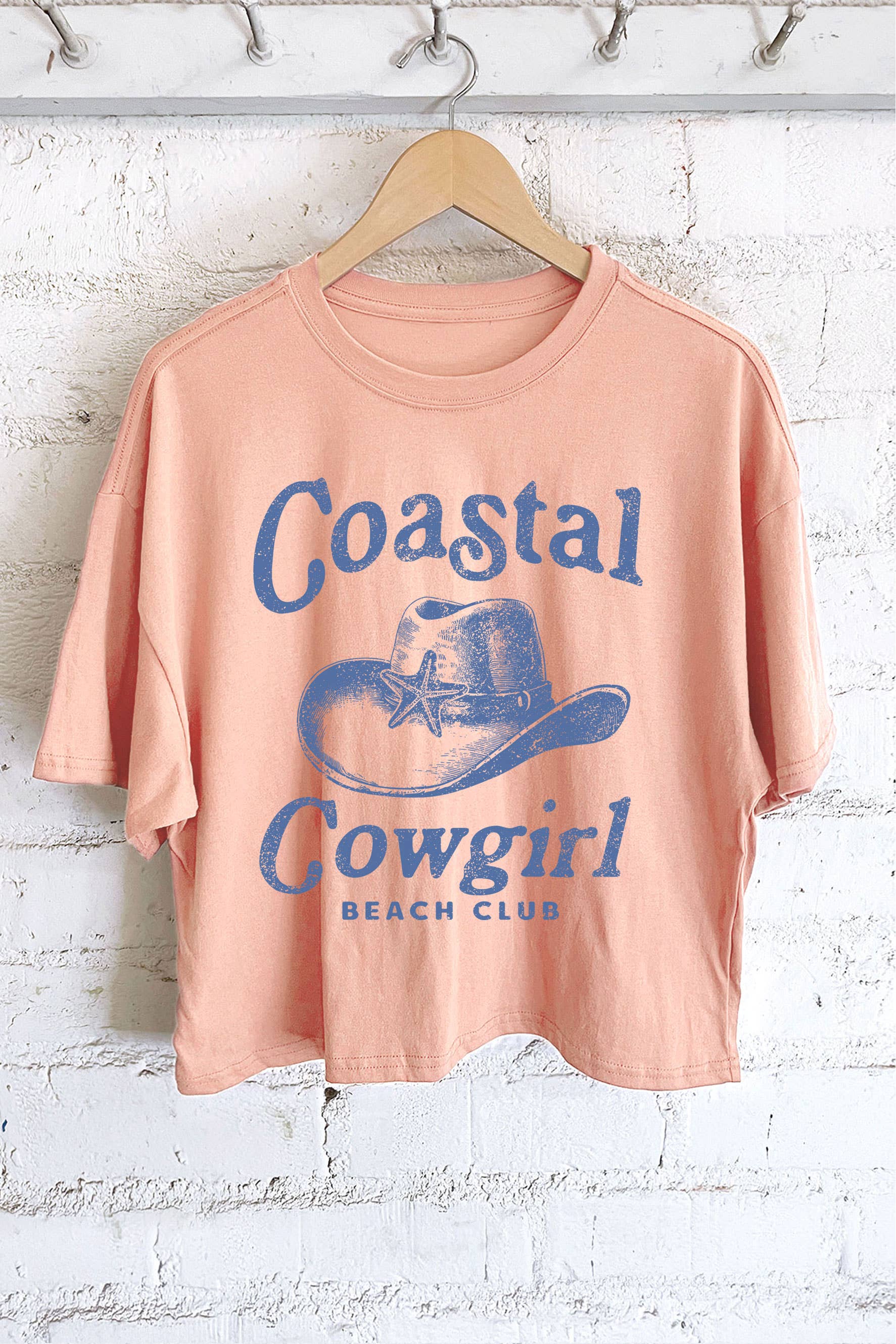 Coastal Cowgirl Graphic Long Crop Top